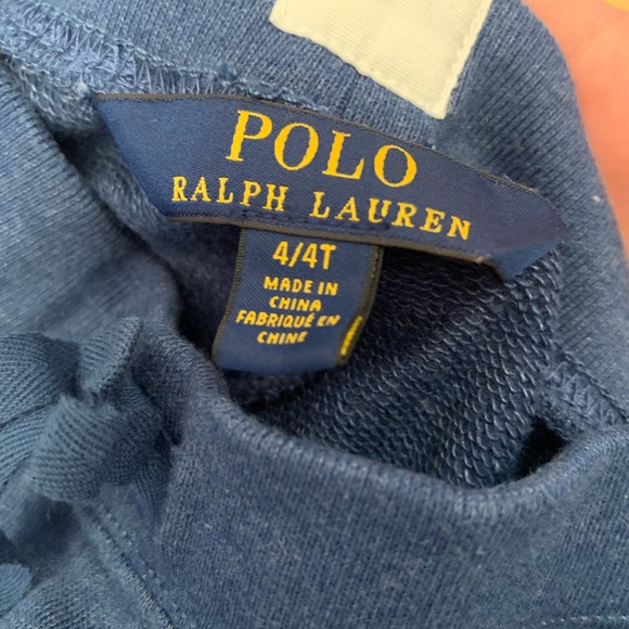 Polo Ralph Lauren blue sweatsuit. Top and bottom. As good as new. Never worn. - Picture 2 of 6